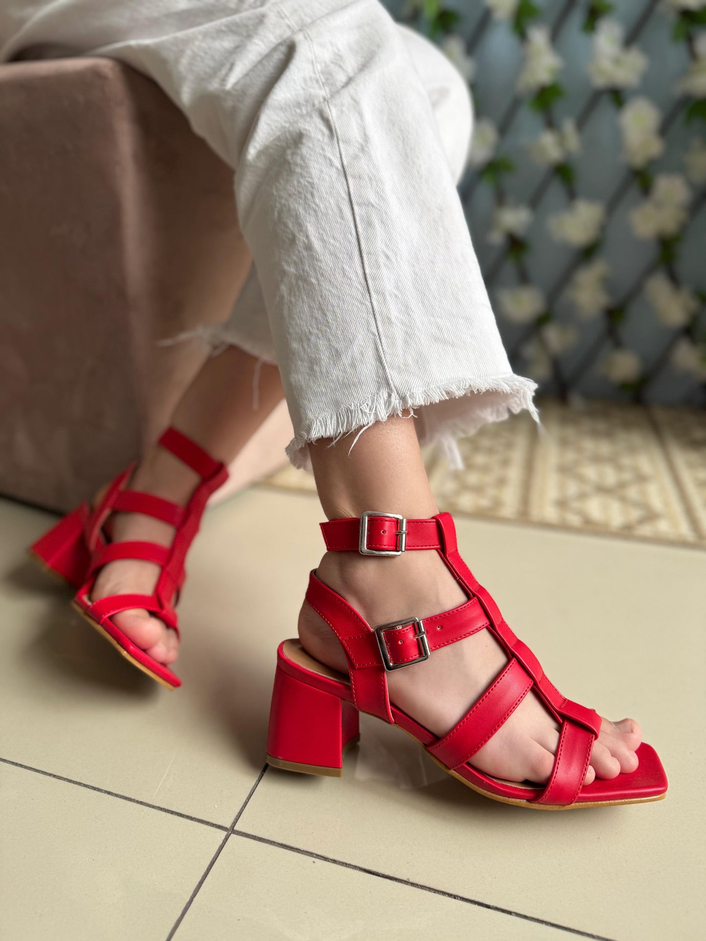 RED FLAME HEELS