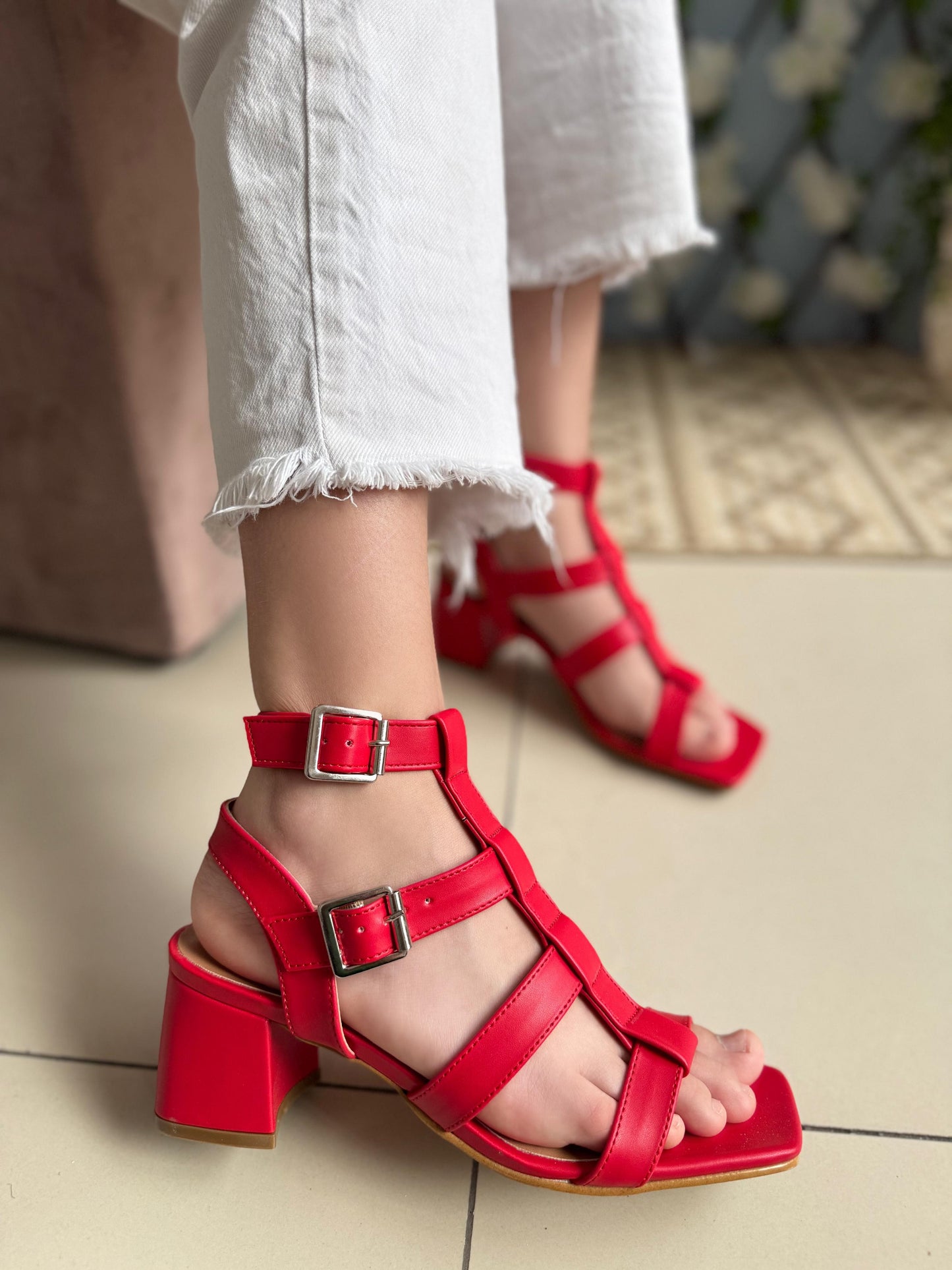 RED FLAME HEELS