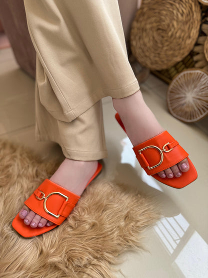 GLAM D-RING SANDALS
