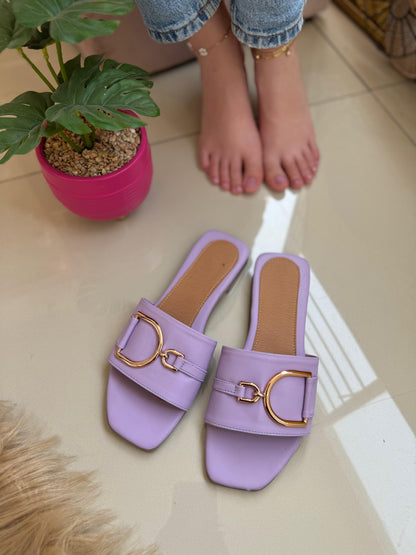 GLAM D-RING SANDALS